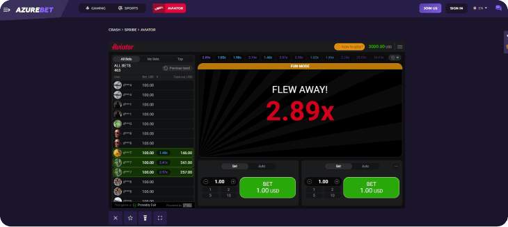azurebet aviator revisão